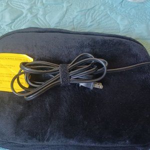 Back & Neck Massage pillow color black  4 rollers